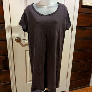 dylanDylan Slub Cotton Easy Tee Dess Vintage Black Large